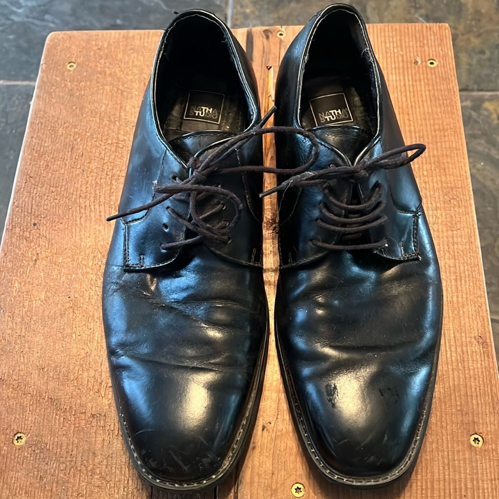 Natha Studio Men’s Leather Designer Dress Shoes 11D